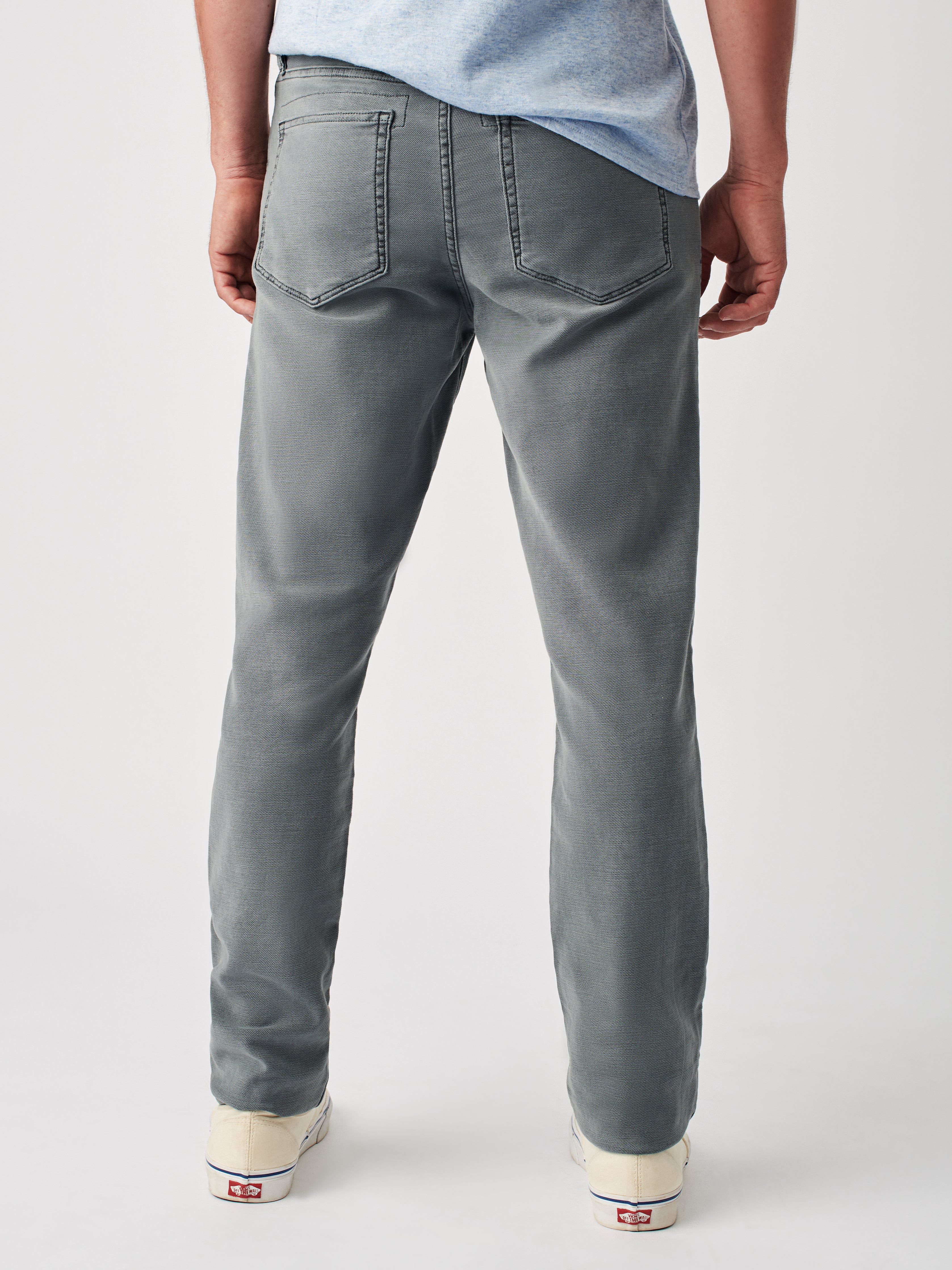 Stretch Terry 5-Pocket (30" Inseam) - Slate