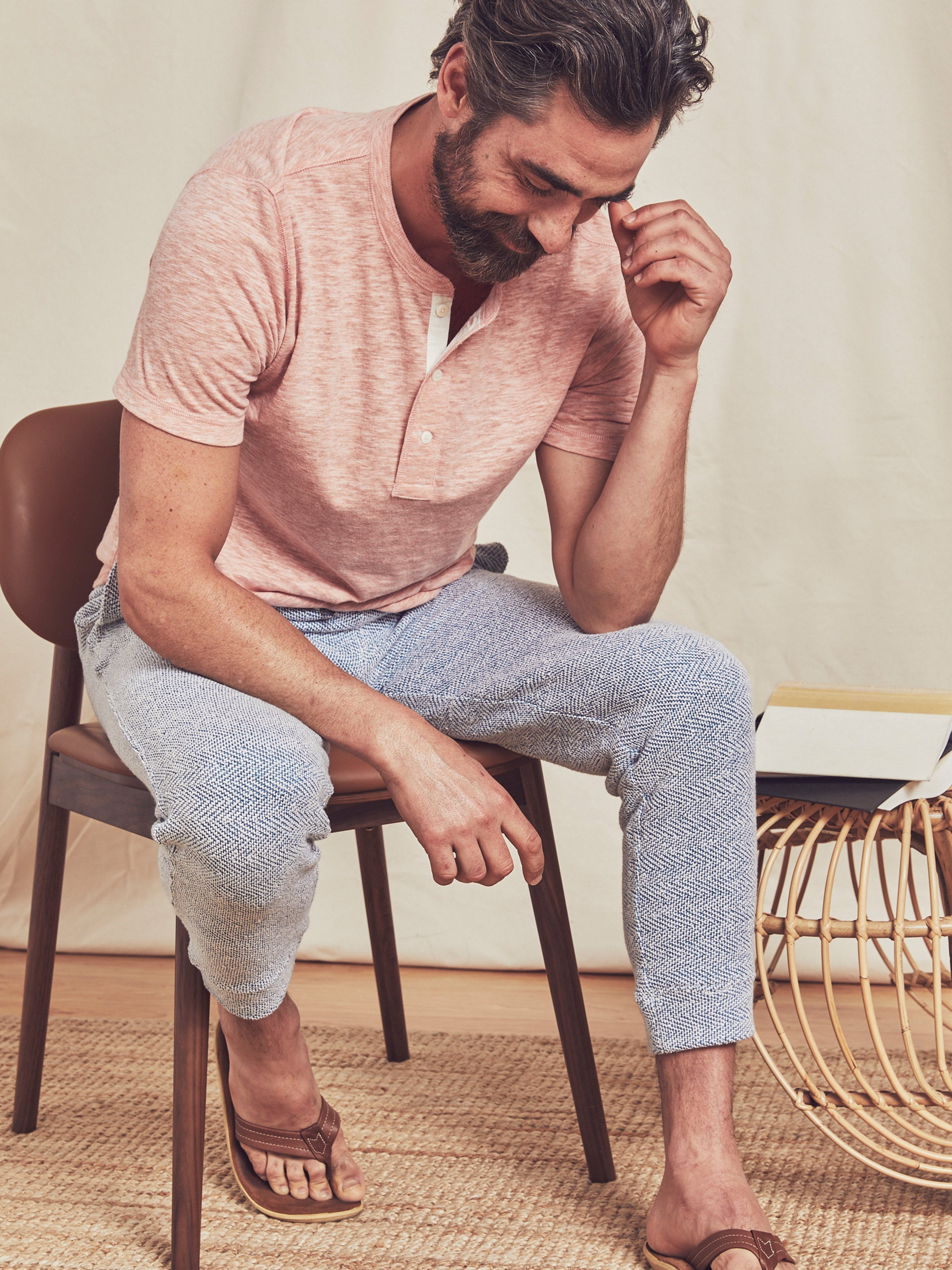 Beach Terry Sweatpant - Whitewater