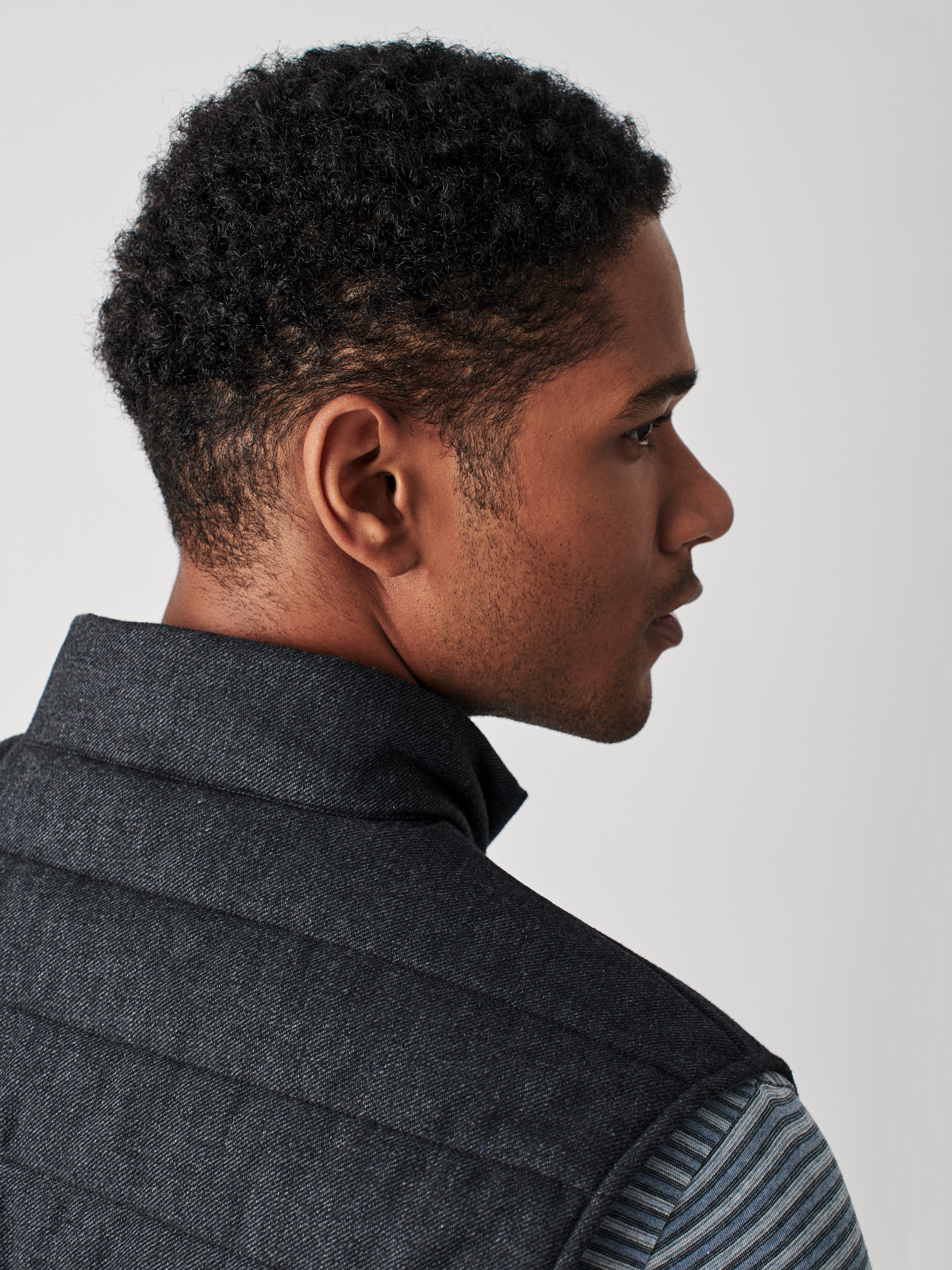 Teton Valley Vest - Grey Black Heather