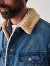 Indigo High Pile Fleece Timberline Trucker Jacket - Vintage Indigo