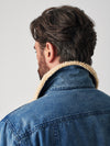 Indigo High Pile Fleece Timberline Trucker Jacket - Vintage Indigo