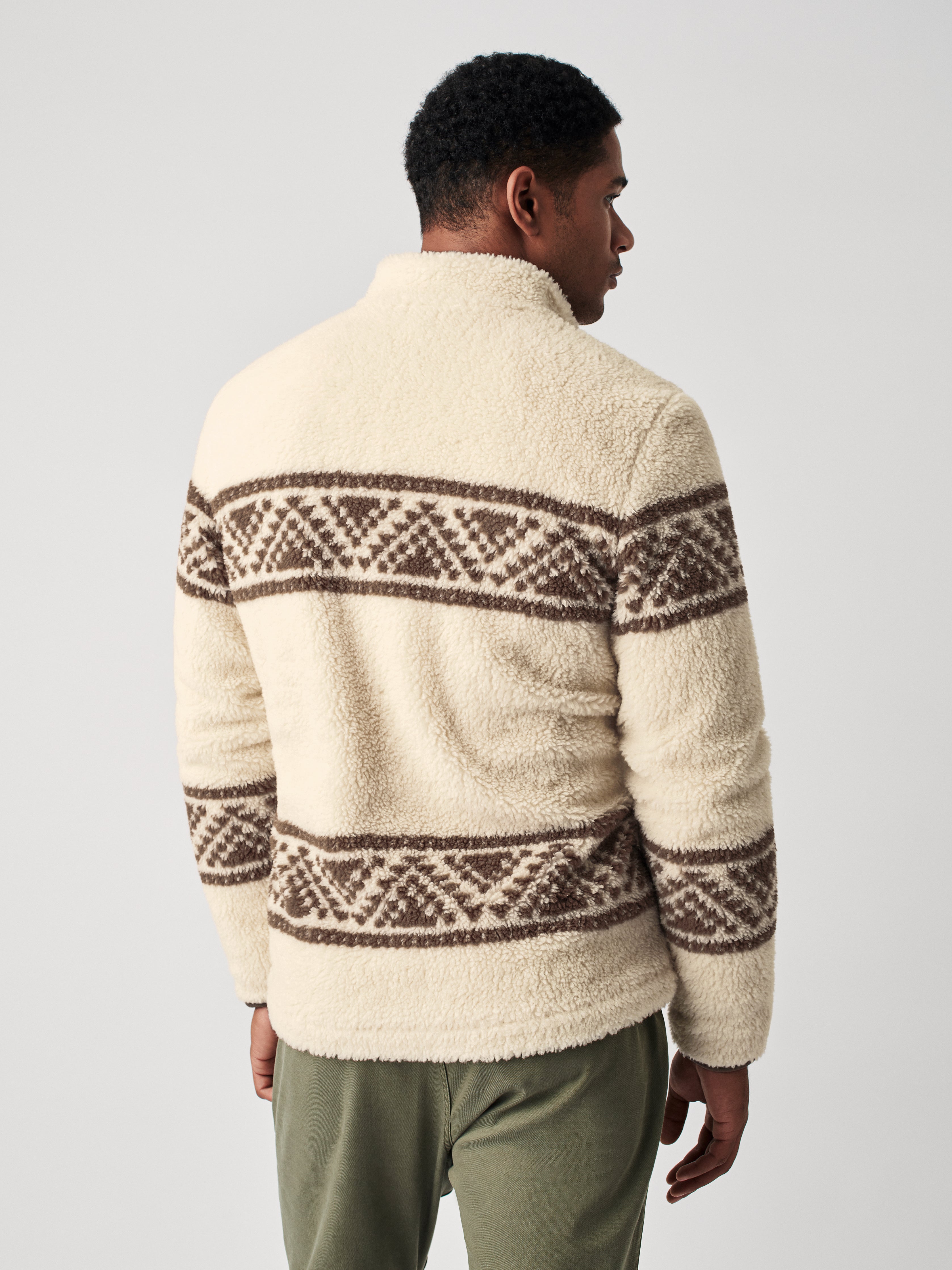 B.YELLOWTAIL X High Pile Fleece Pullover - Cedar Ridge