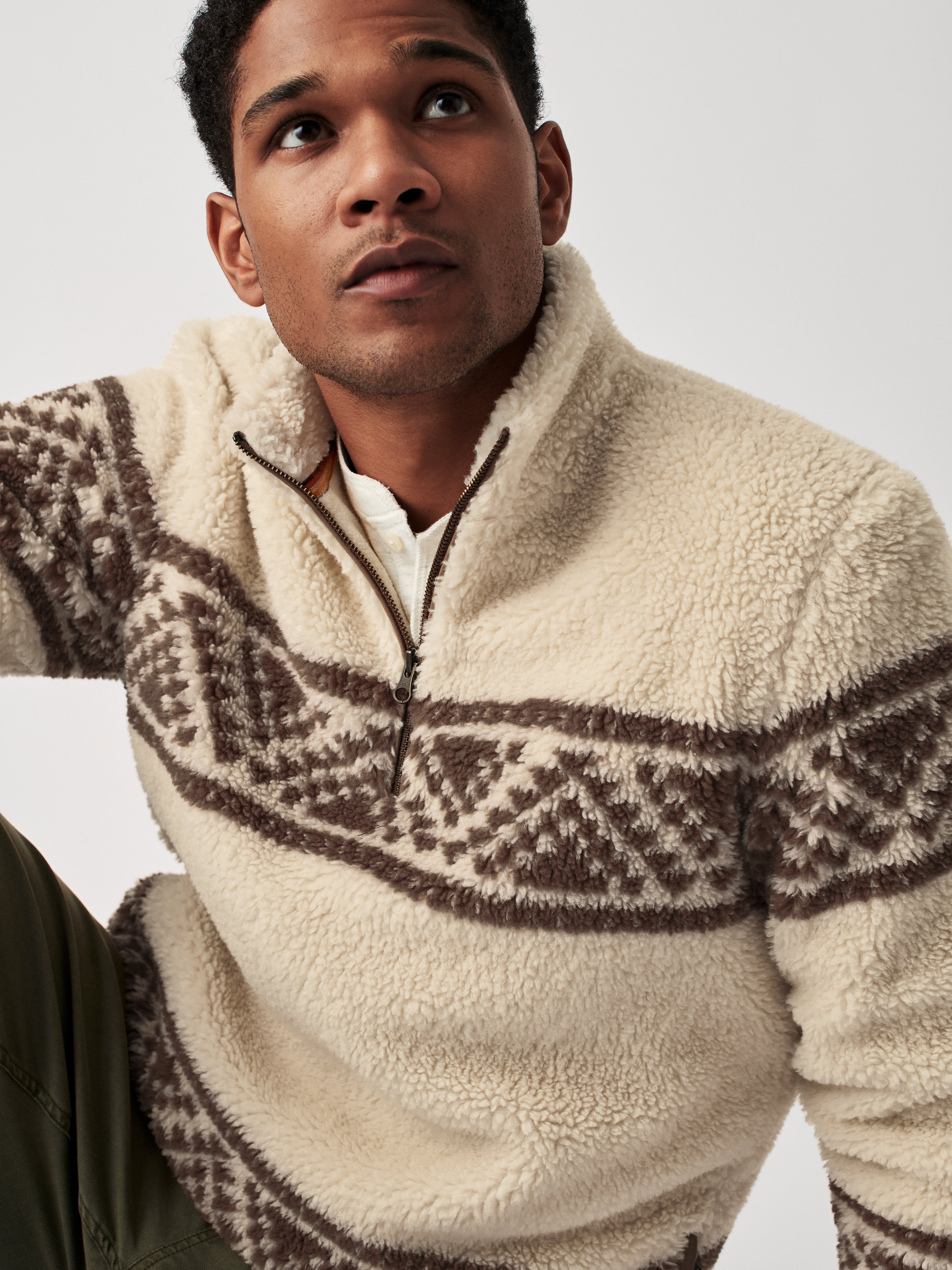 B.YELLOWTAIL X High Pile Fleece Pullover - Cedar Ridge