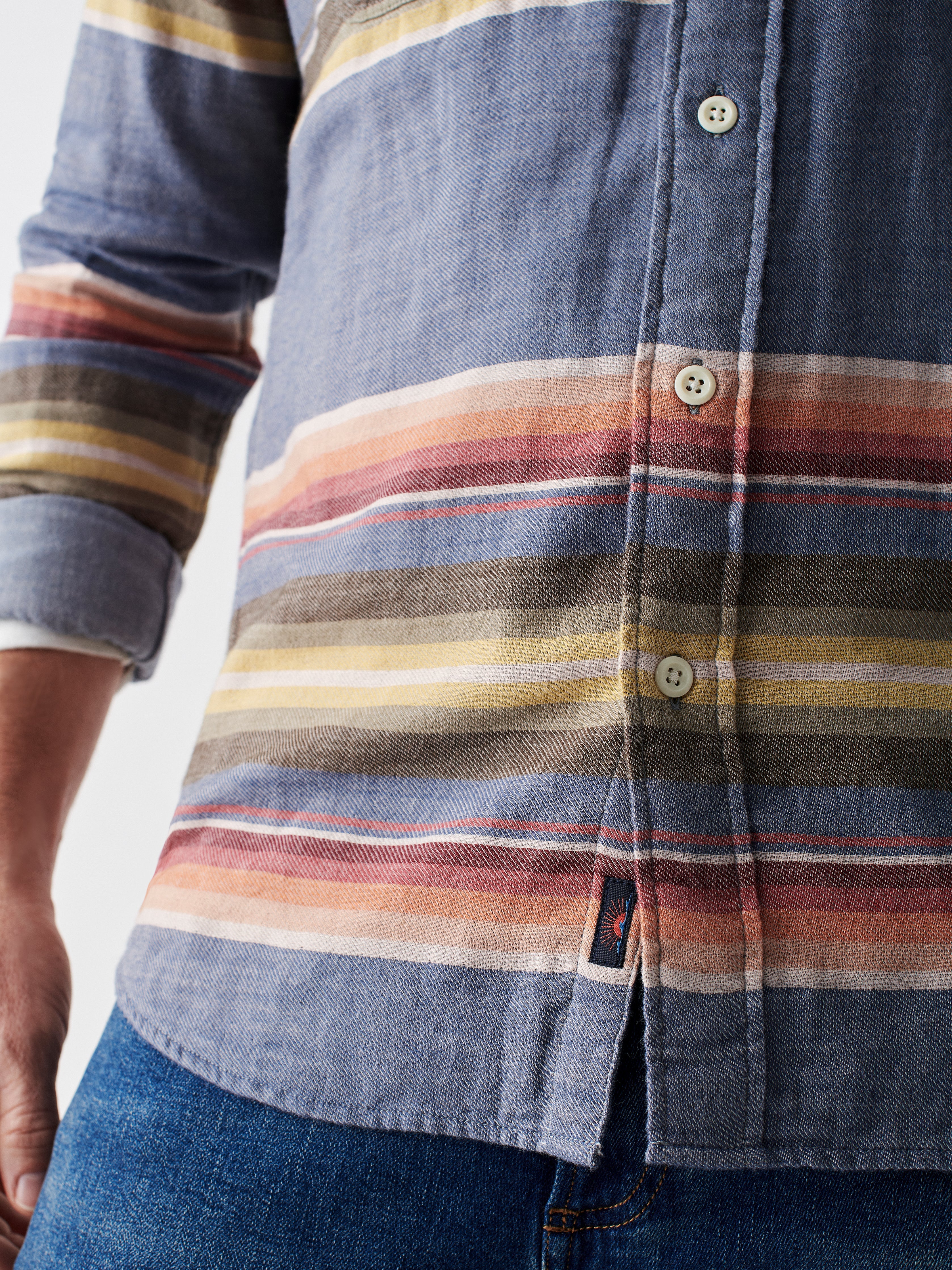 The Roadtrip Shirt - River Hills Stripe