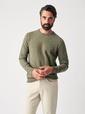 Mountain Crew Sweater - Olive Heather