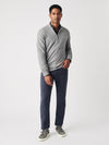 Jackson Quarter Zip Sweater - Light Grey Heather