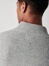 Jackson Quarter Zip Sweater - Light Grey Heather