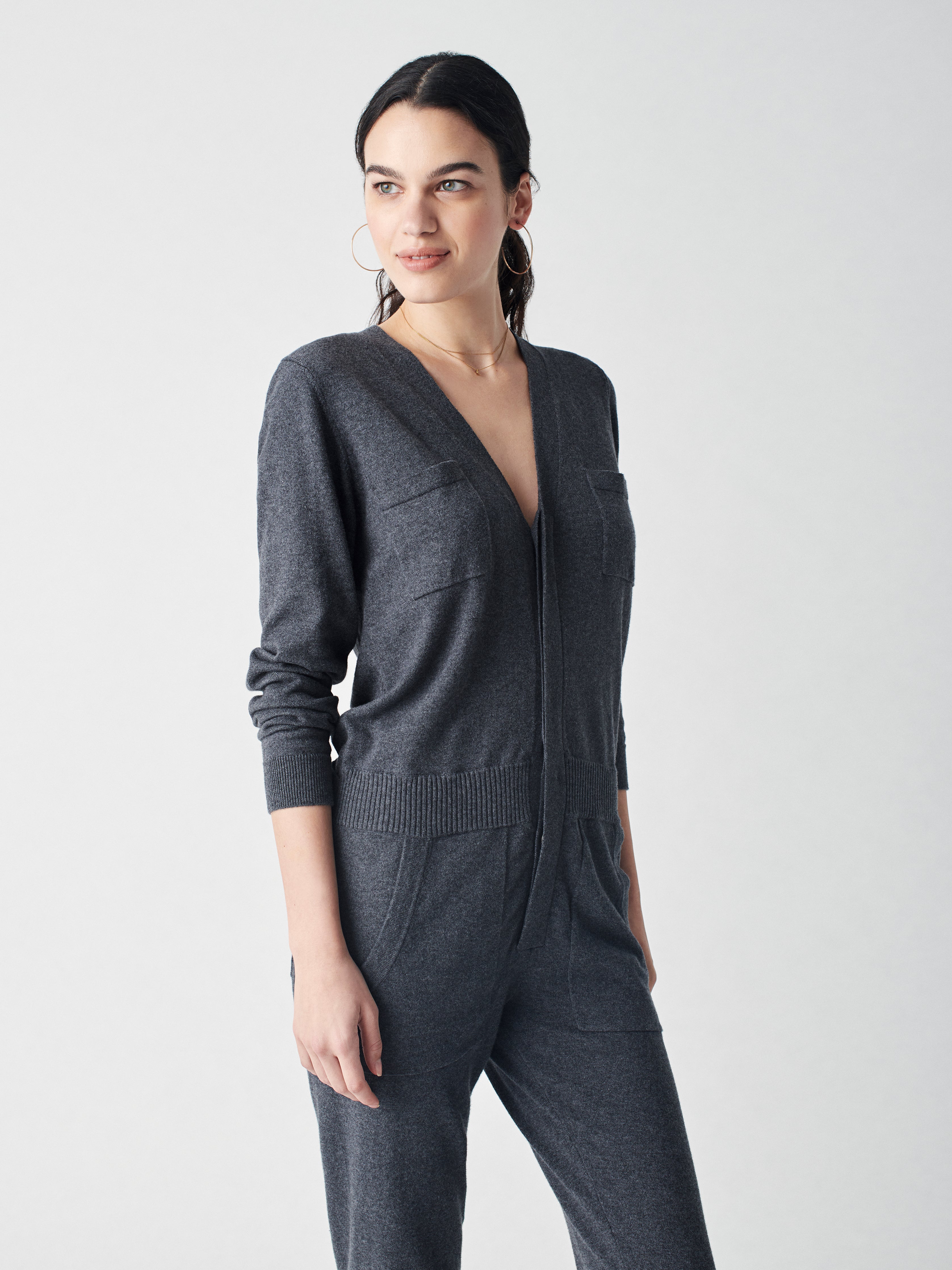 Mysa Sweater Jumpsuit - Lava