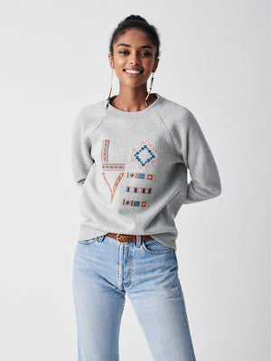 B.YELLOWTAIL X Love Terry Crew - Charcoal Heather