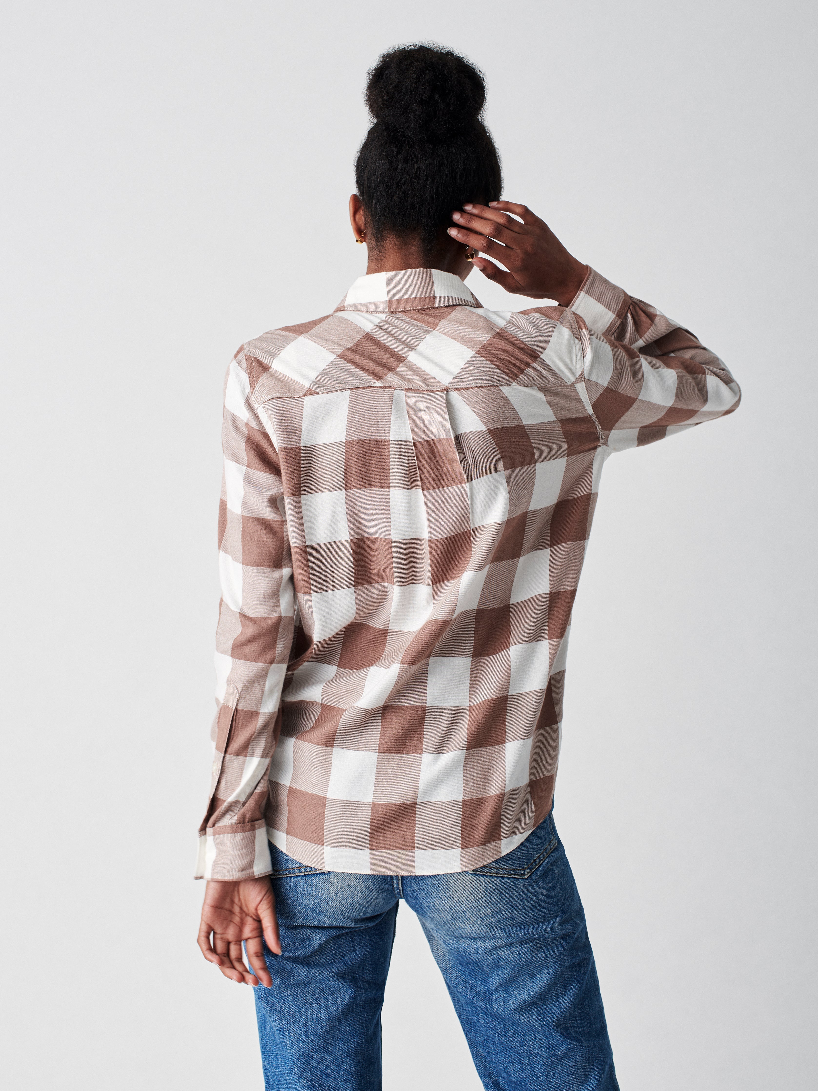 The Classic Day Shirt - Brownie Buffalo Check