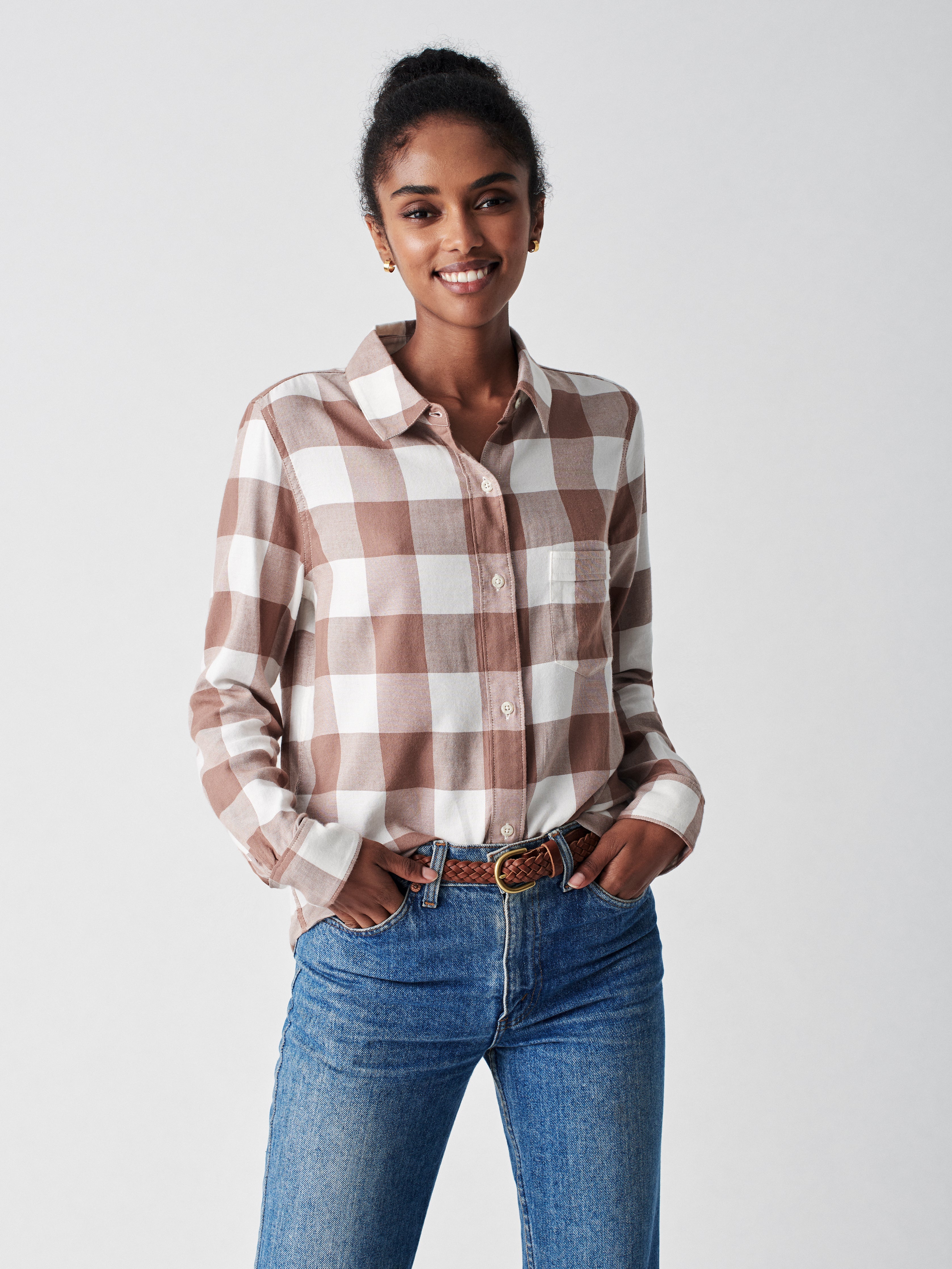 The Classic Day Shirt - Brownie Buffalo Check