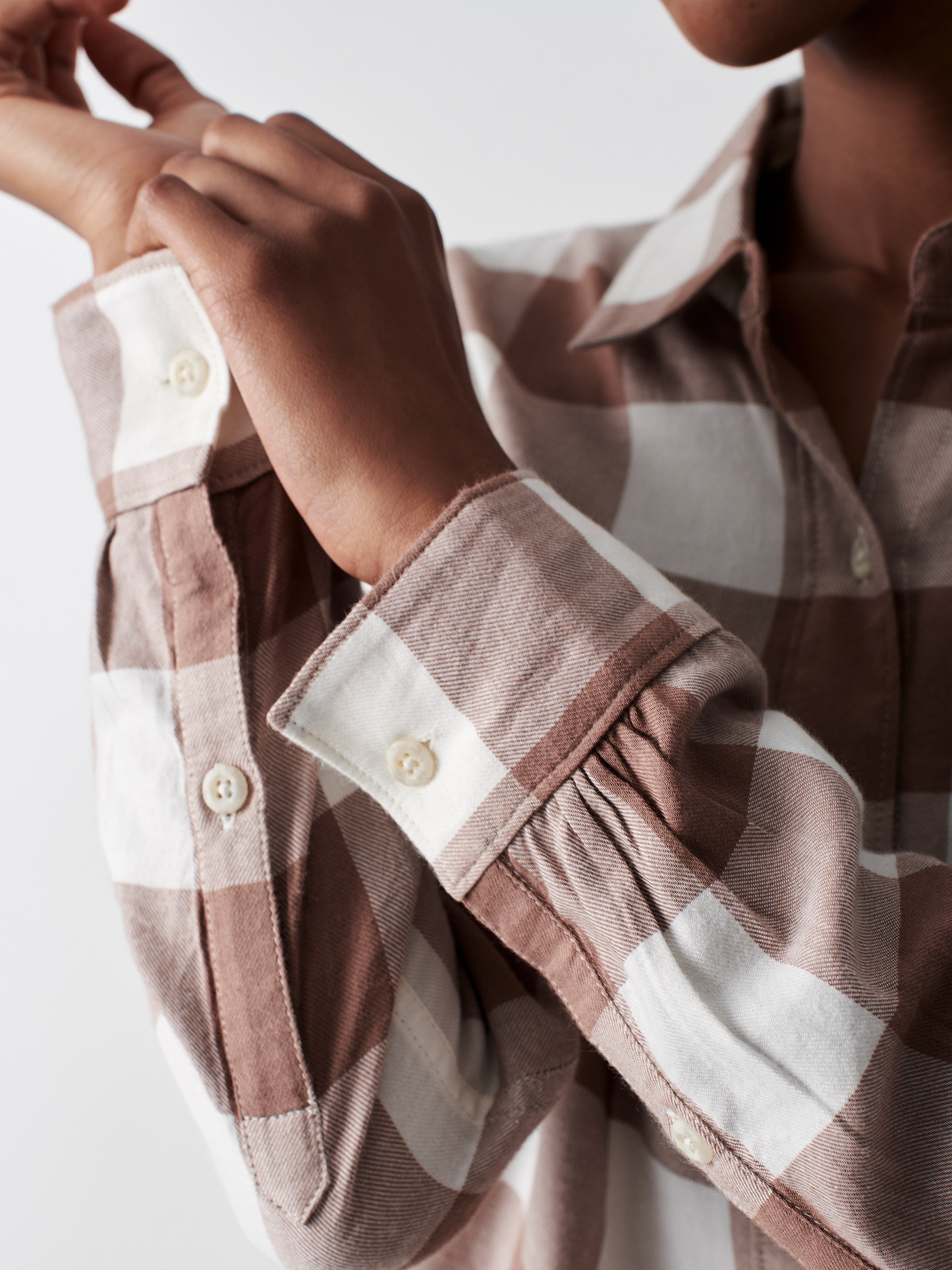 The Classic Day Shirt - Brownie Buffalo Check