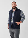 Epic Quilted Fleece Vest - Navy Melange