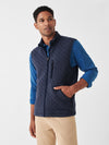 Epic Quilted Fleece Vest - Navy Melange