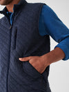 Epic Quilted Fleece Vest - Navy Melange