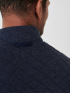 Epic Quilted Fleece Vest - Navy Melange