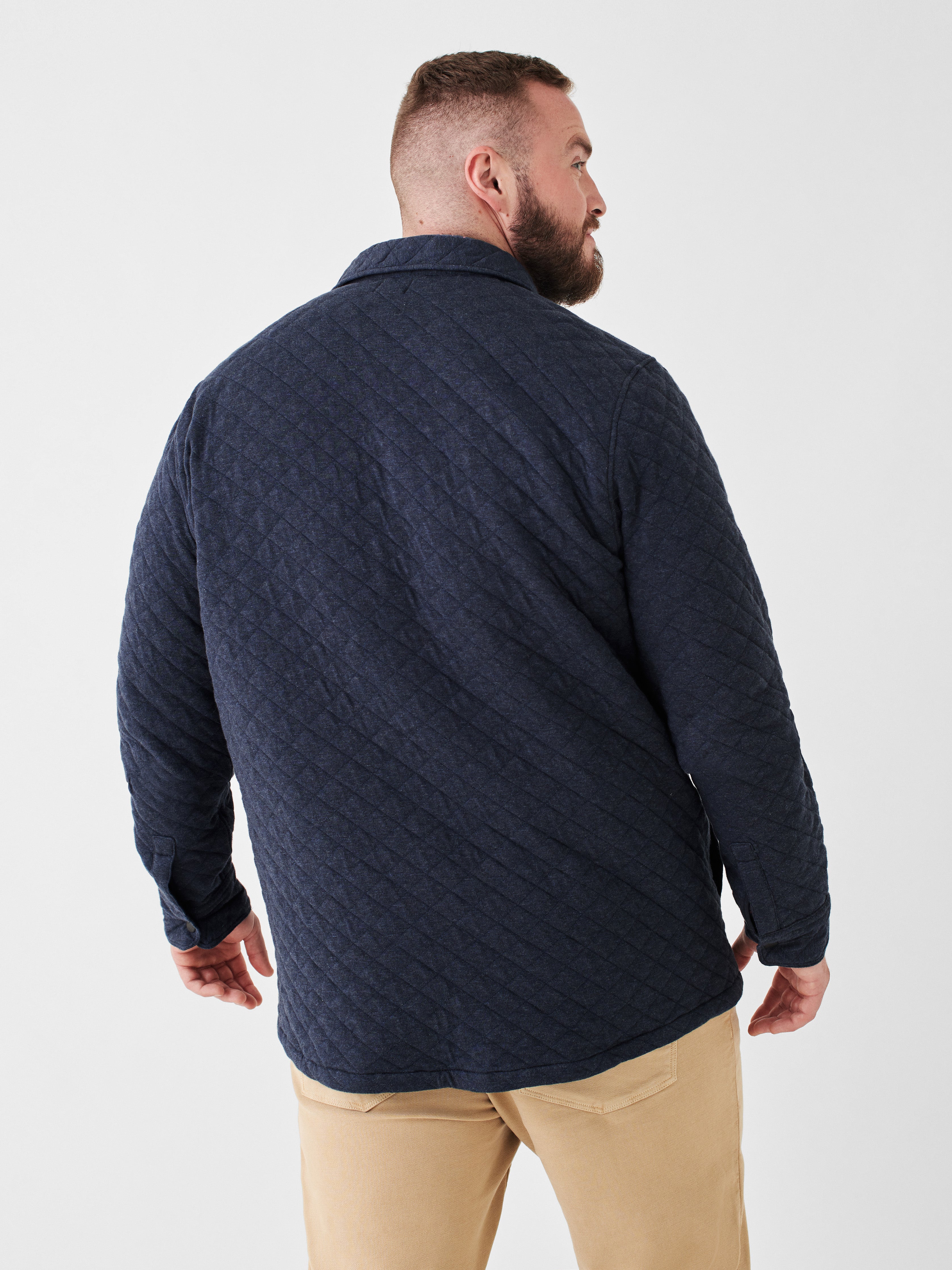Epic Quilted Fleece CPO - Navy Melange
