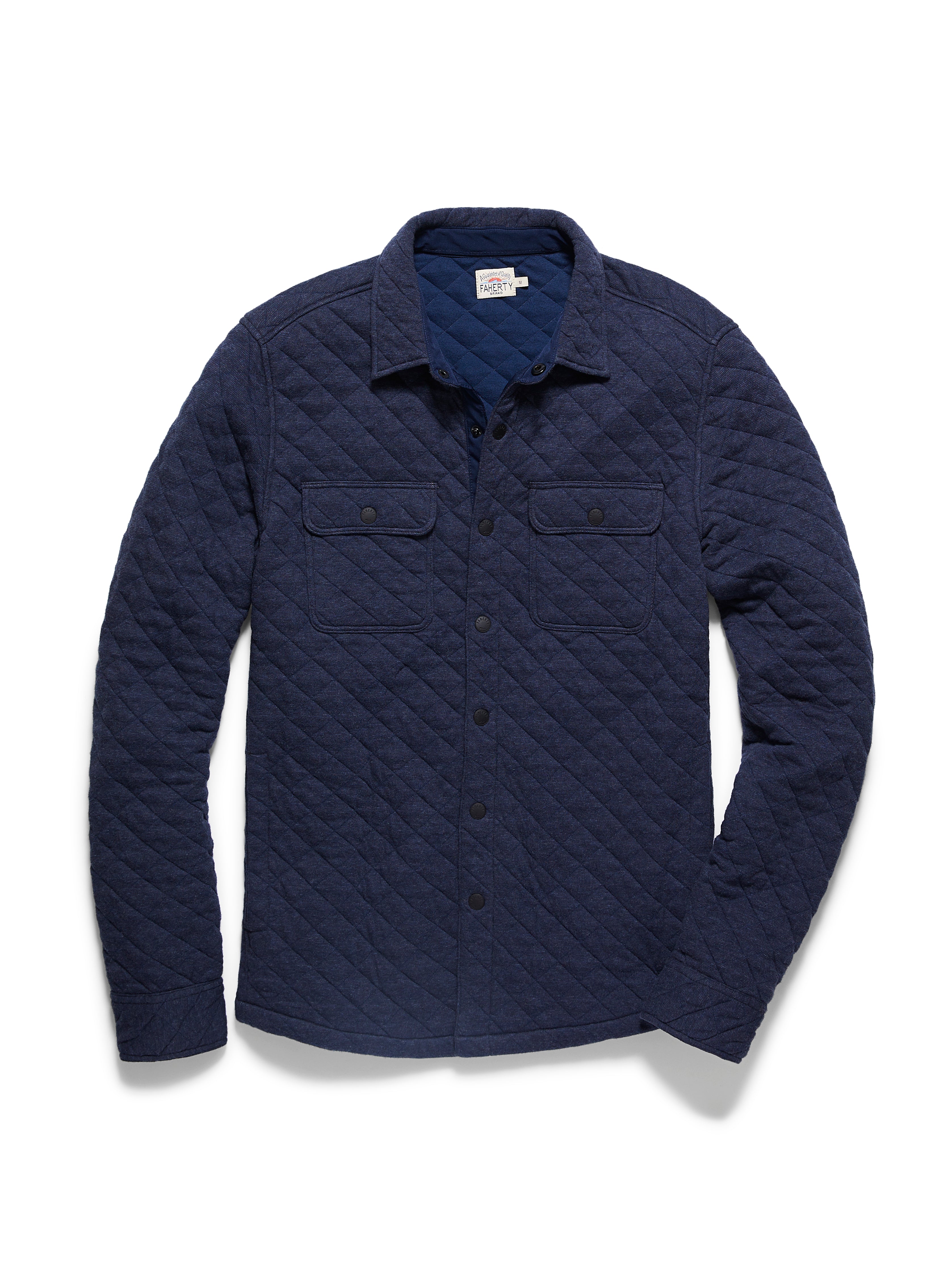 Epic Quilted Fleece CPO - Navy Melange