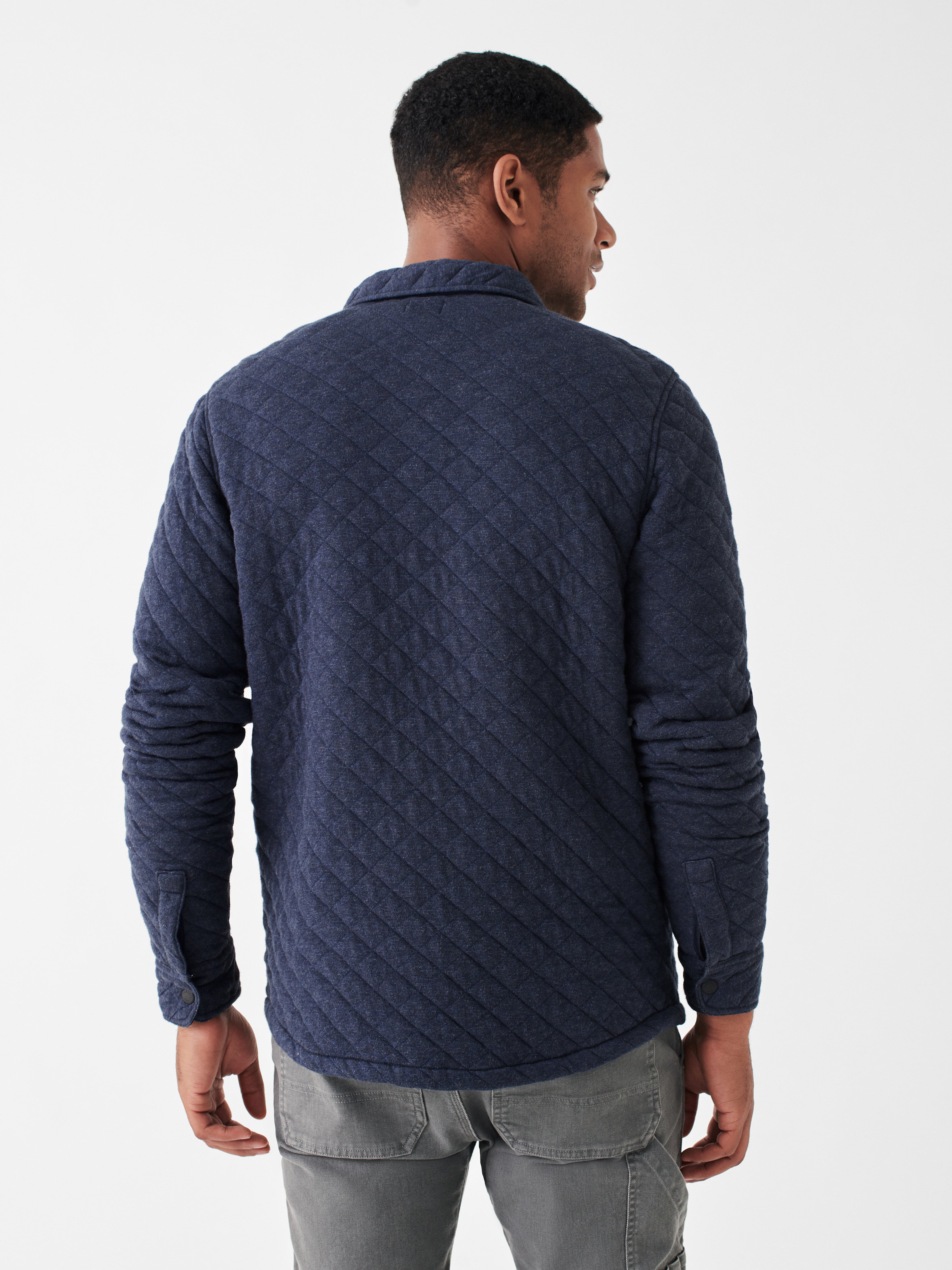 Epic Quilted Fleece CPO - Navy Melange