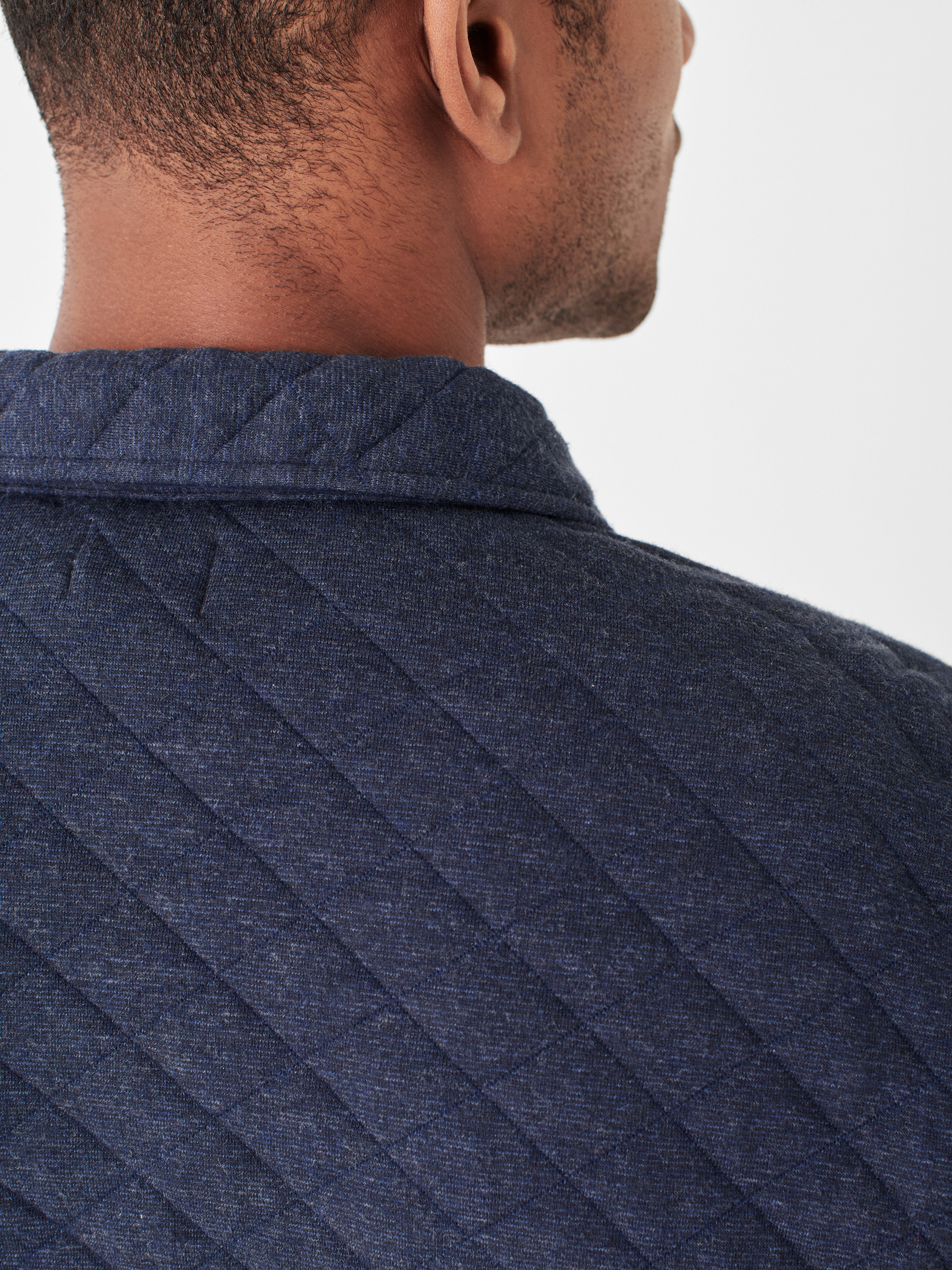 Epic Quilted Fleece CPO - Navy Melange