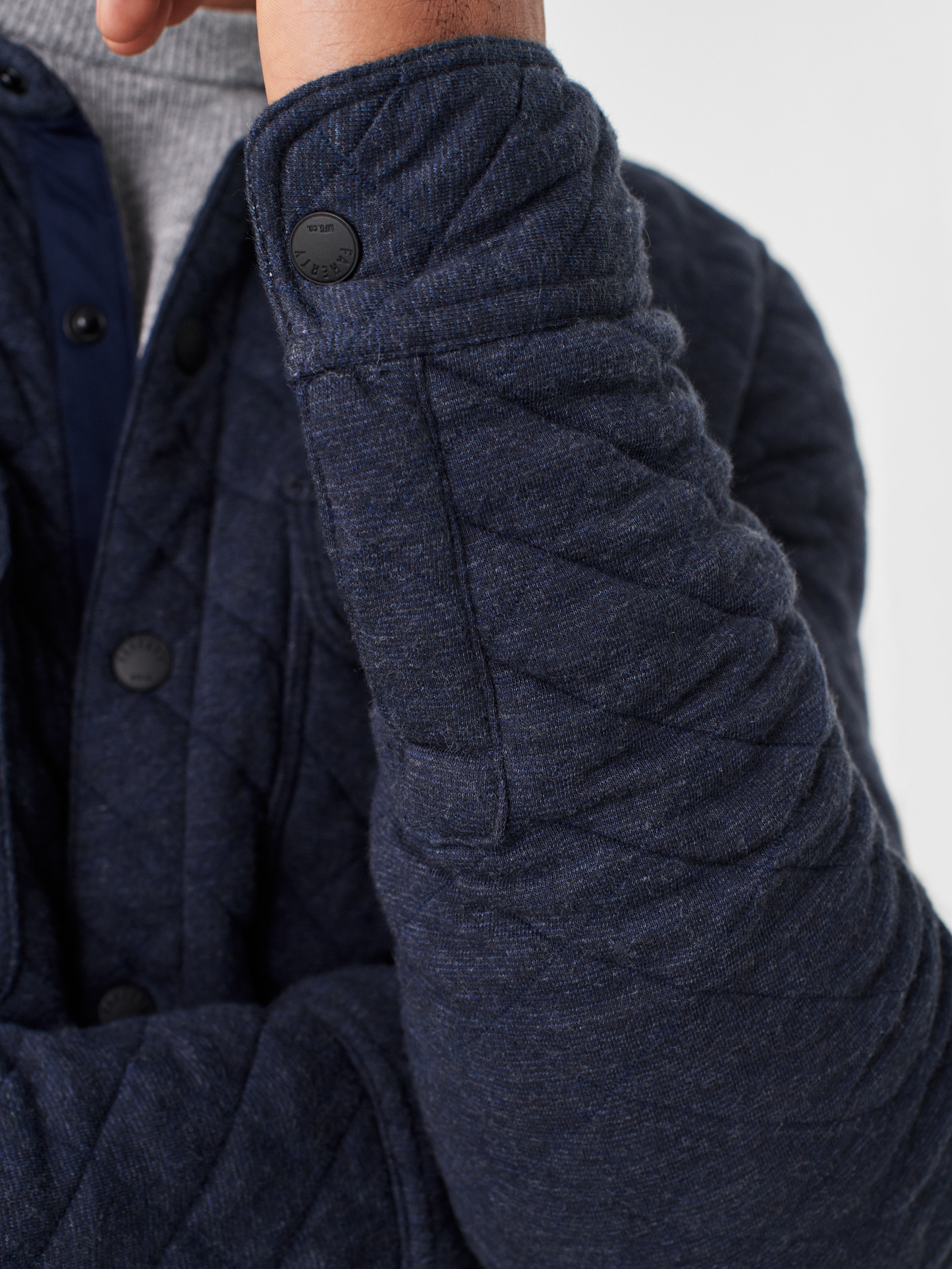Epic Quilted Fleece CPO - Navy Melange