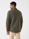 *SEPT* Epic Quilted Fleece CPO - Olive Melange