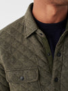 *SEPT* Epic Quilted Fleece CPO - Olive Melange