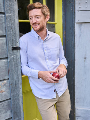 Stretch Oxford Shirt - Classic Stripe