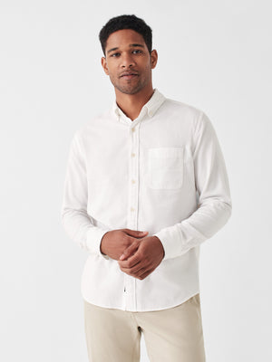 Stretch Oxford Shirt - White
