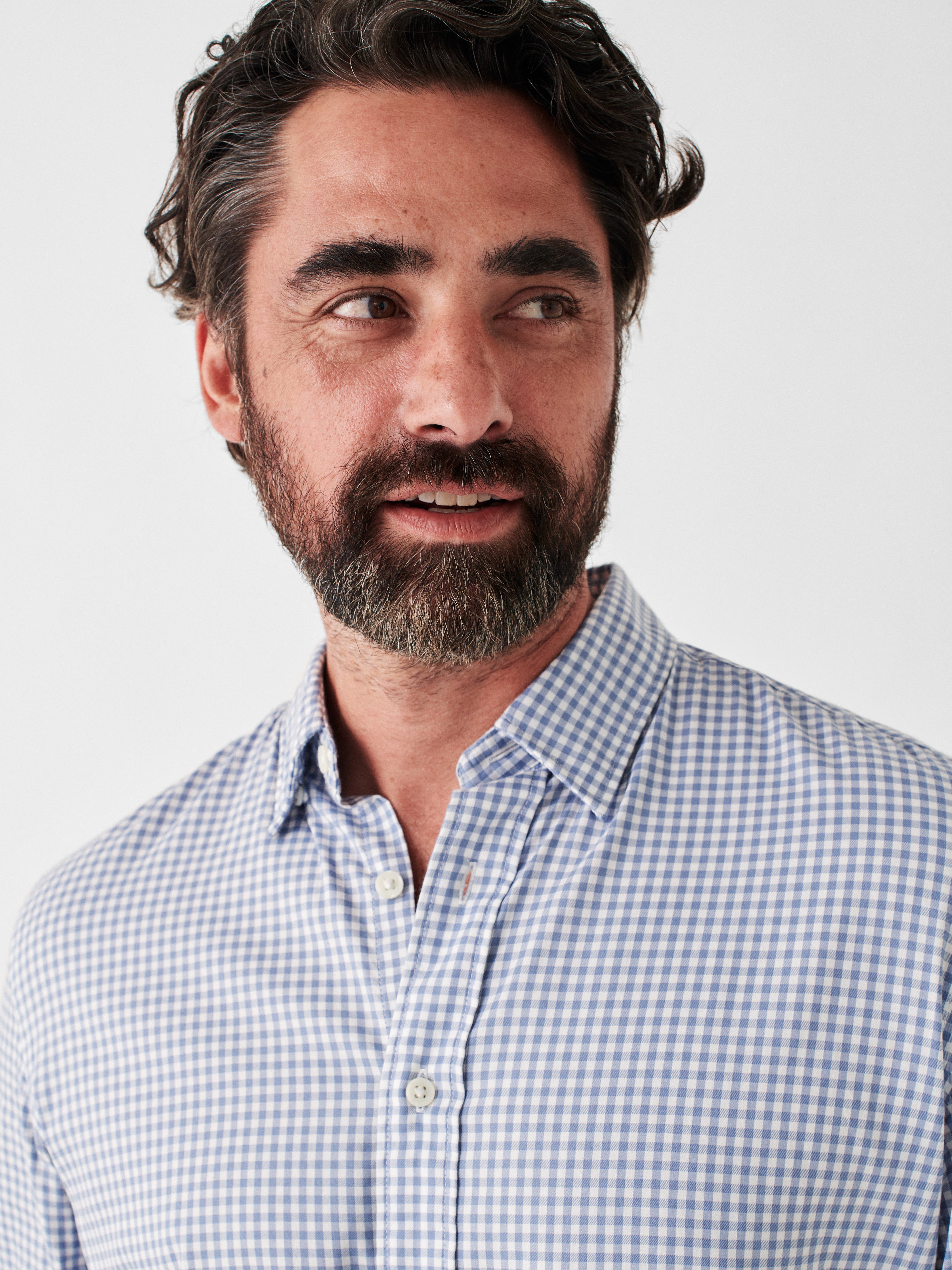 The Movement™ Shirt - Light Blue Gingham