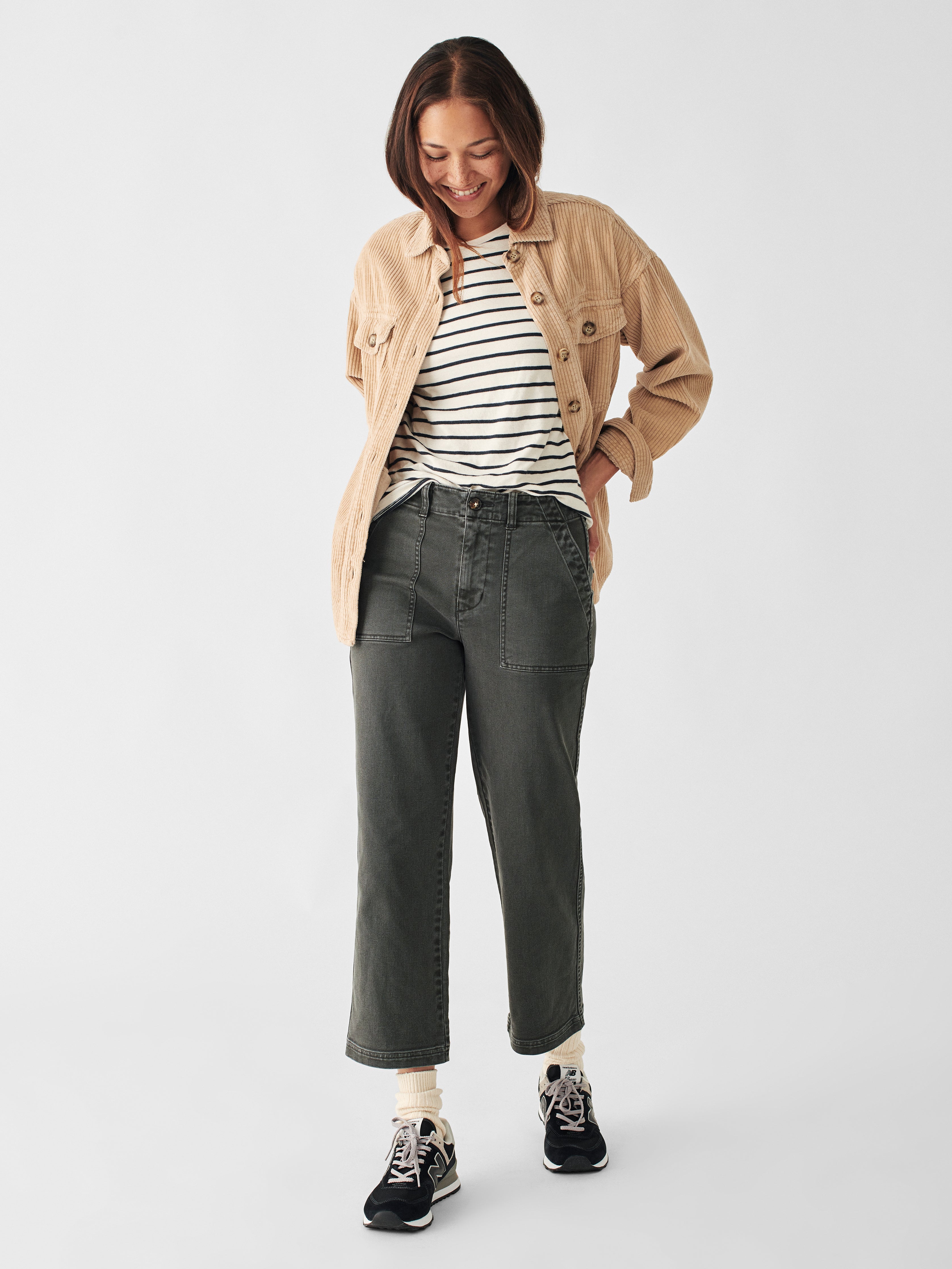 Utility Pant - Washed Black