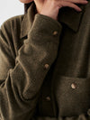 Legend™ Sweater Shirt - Olive Melange Twill