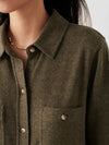 Legend™ Sweater Shirt - Olive Melange Twill