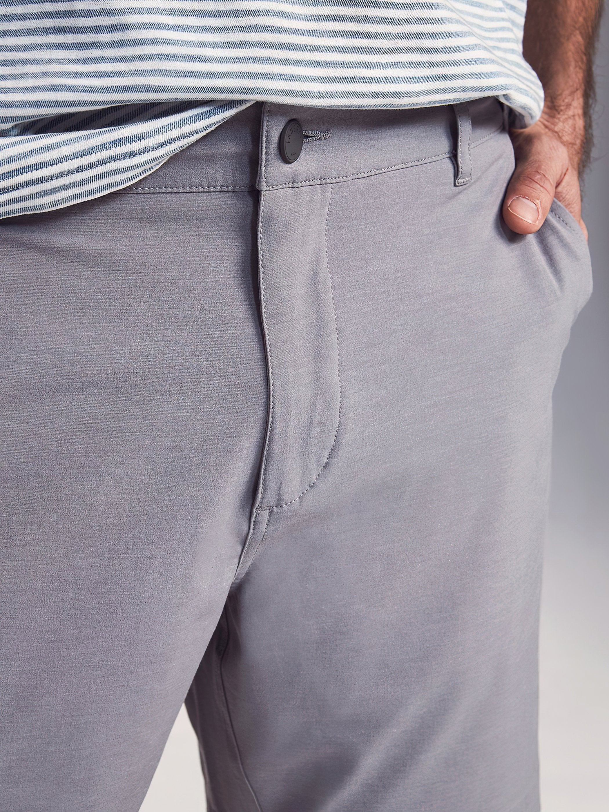 Belt Loop All Day™ Shorts (9" Inseam) - Ice Grey