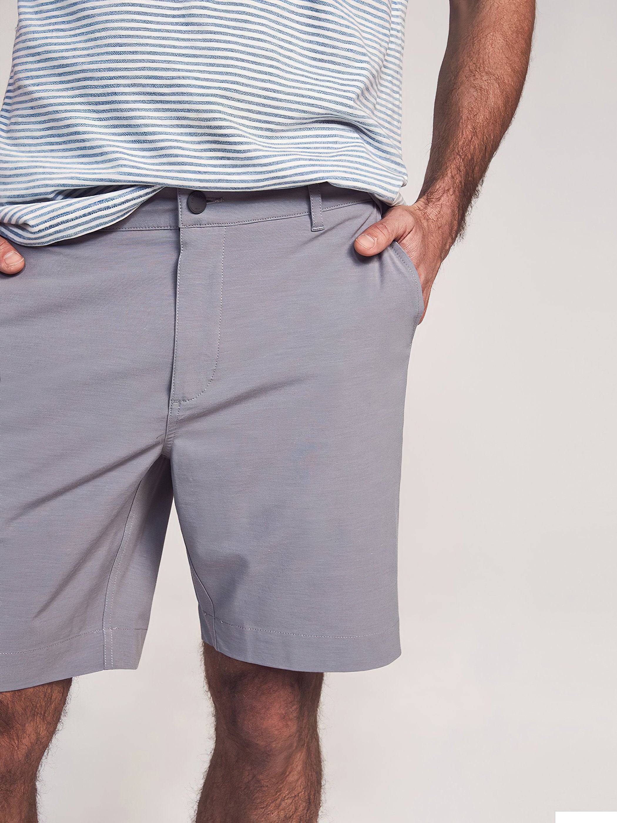 Belt Loop All Day™ Shorts (9" Inseam) - Ice Grey