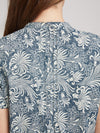 Gemina Dress - Blue Kyoto Blossom