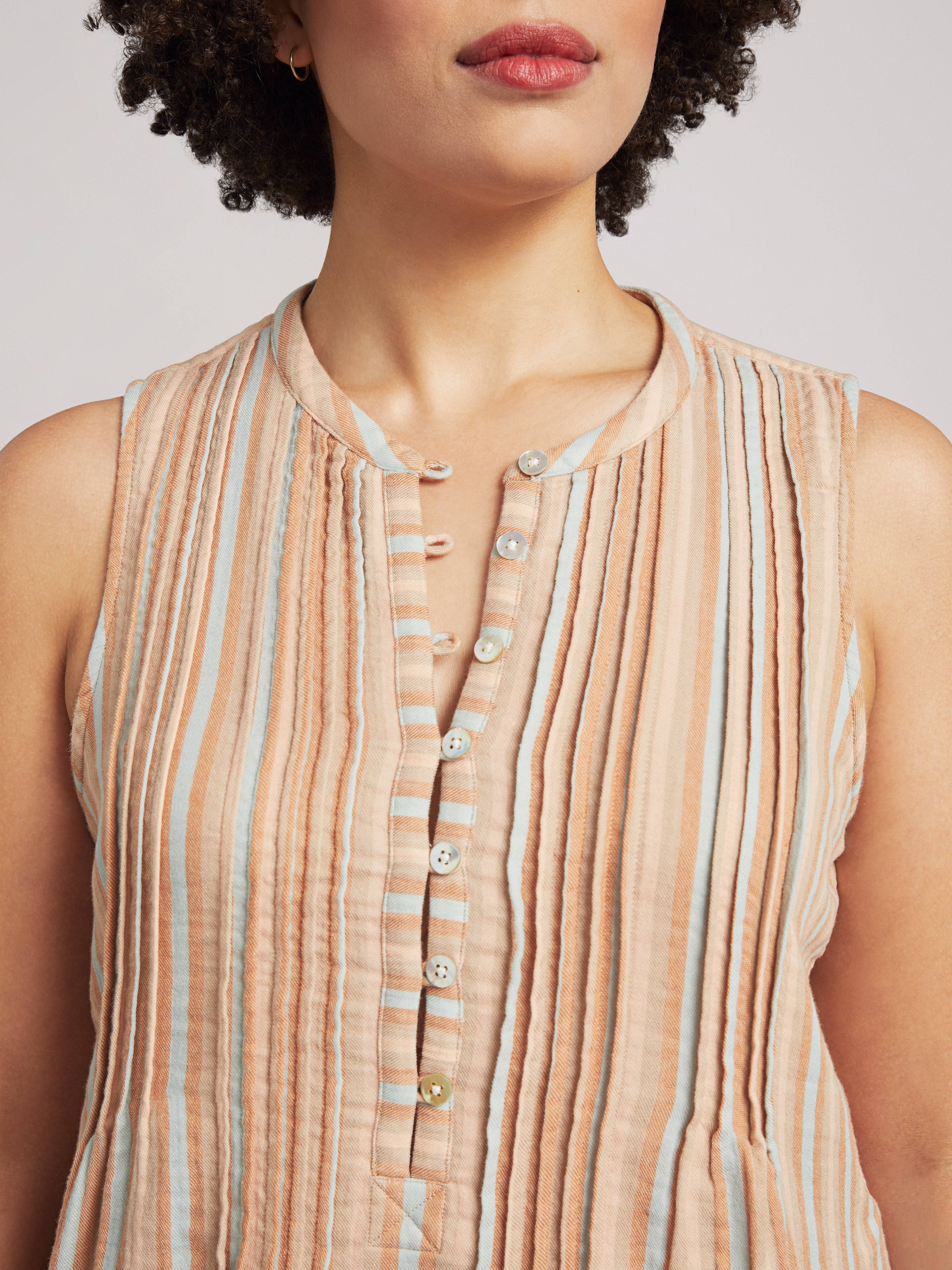 Isha Dress - Beach Stripe