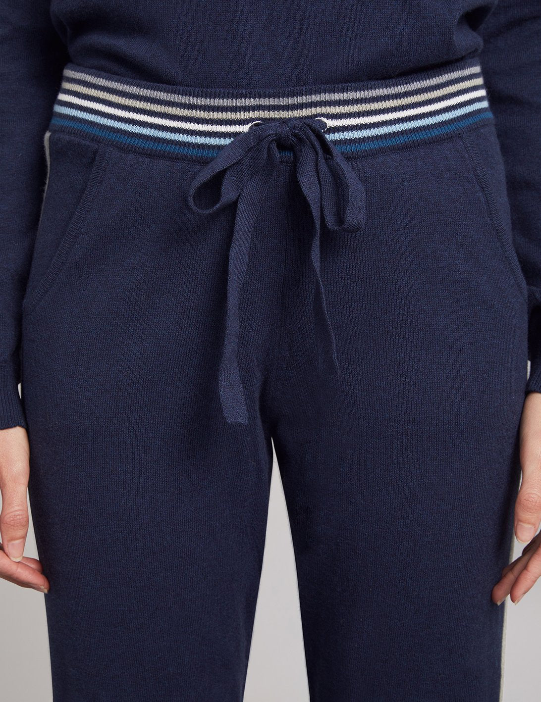 Surf Sweater Jogger - Mist Stripe