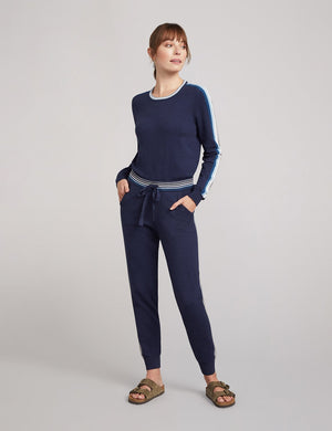 Surf Sweater Jogger - Mist Stripe