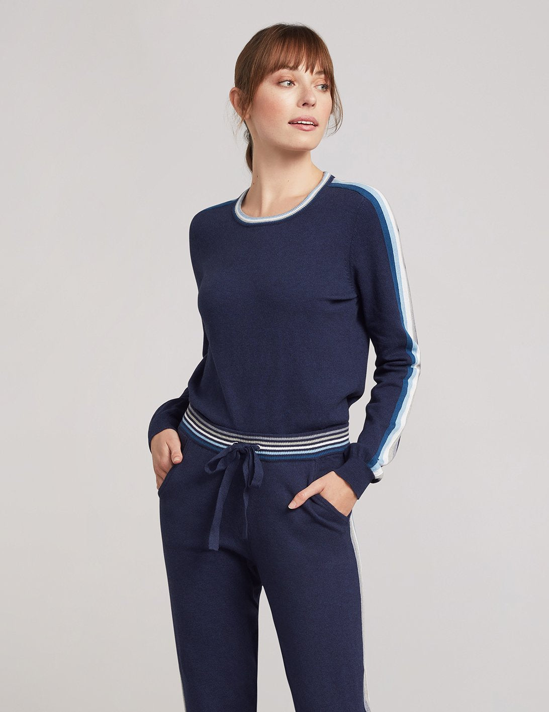 Surf Sweater - Mist Stripe