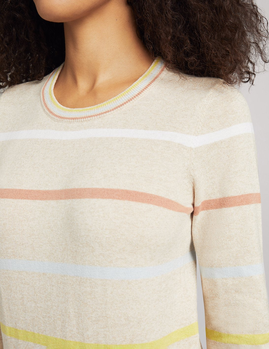 Surf Sweater - Oat Stripe
