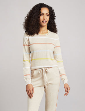 Surf Sweater - Oat Stripe