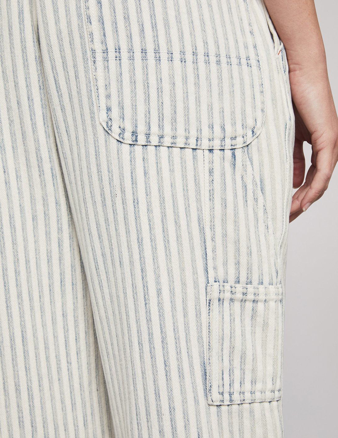 Topsail Overall - Railroad Stripe