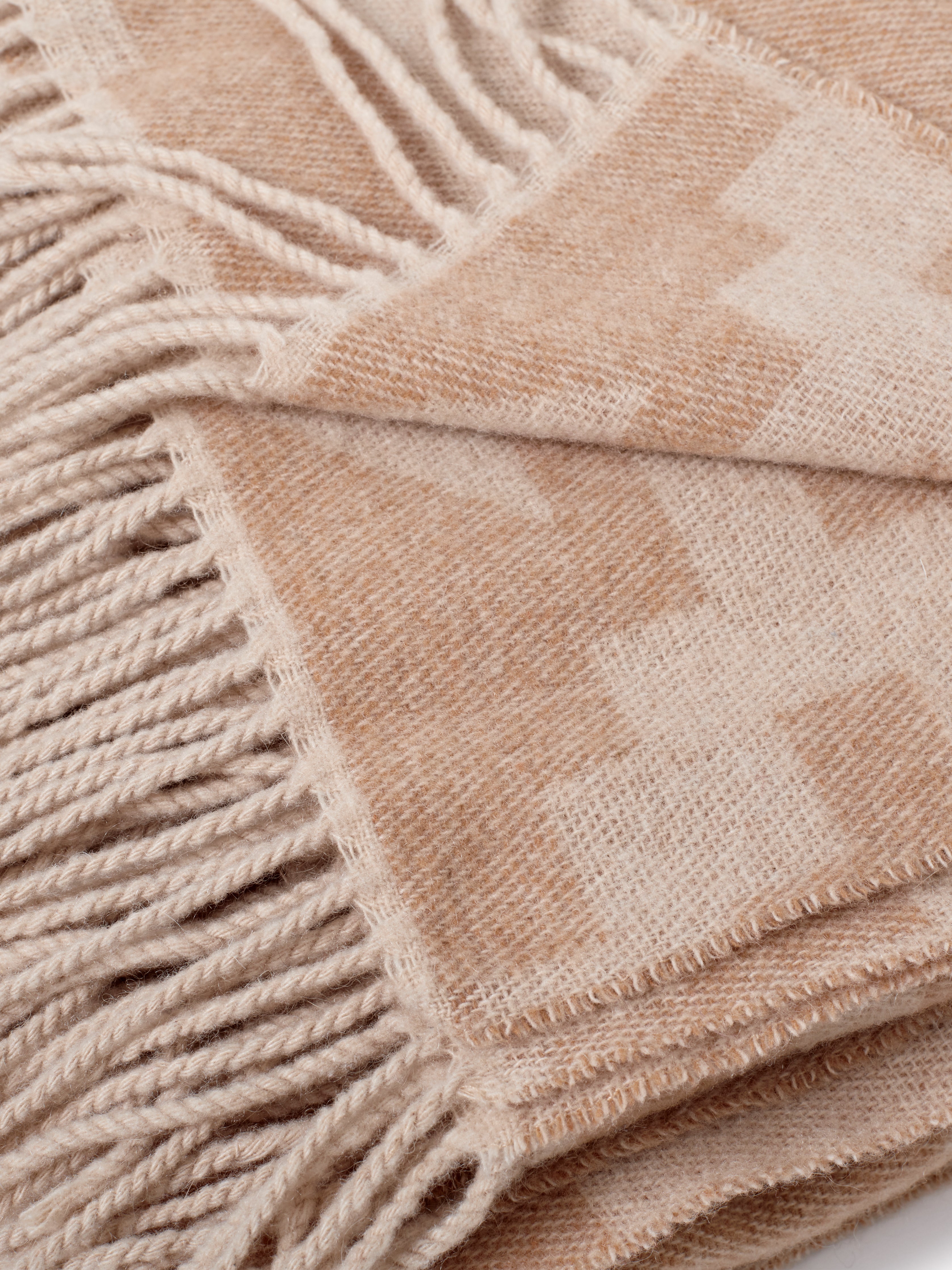Doug Good Feather Cashmere Blanket - Desert Stars