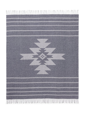 Doug Feather Cashmere Blanket - Midnight Star