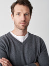 Reserve V-Neck Sweater - Ash Grey Heather