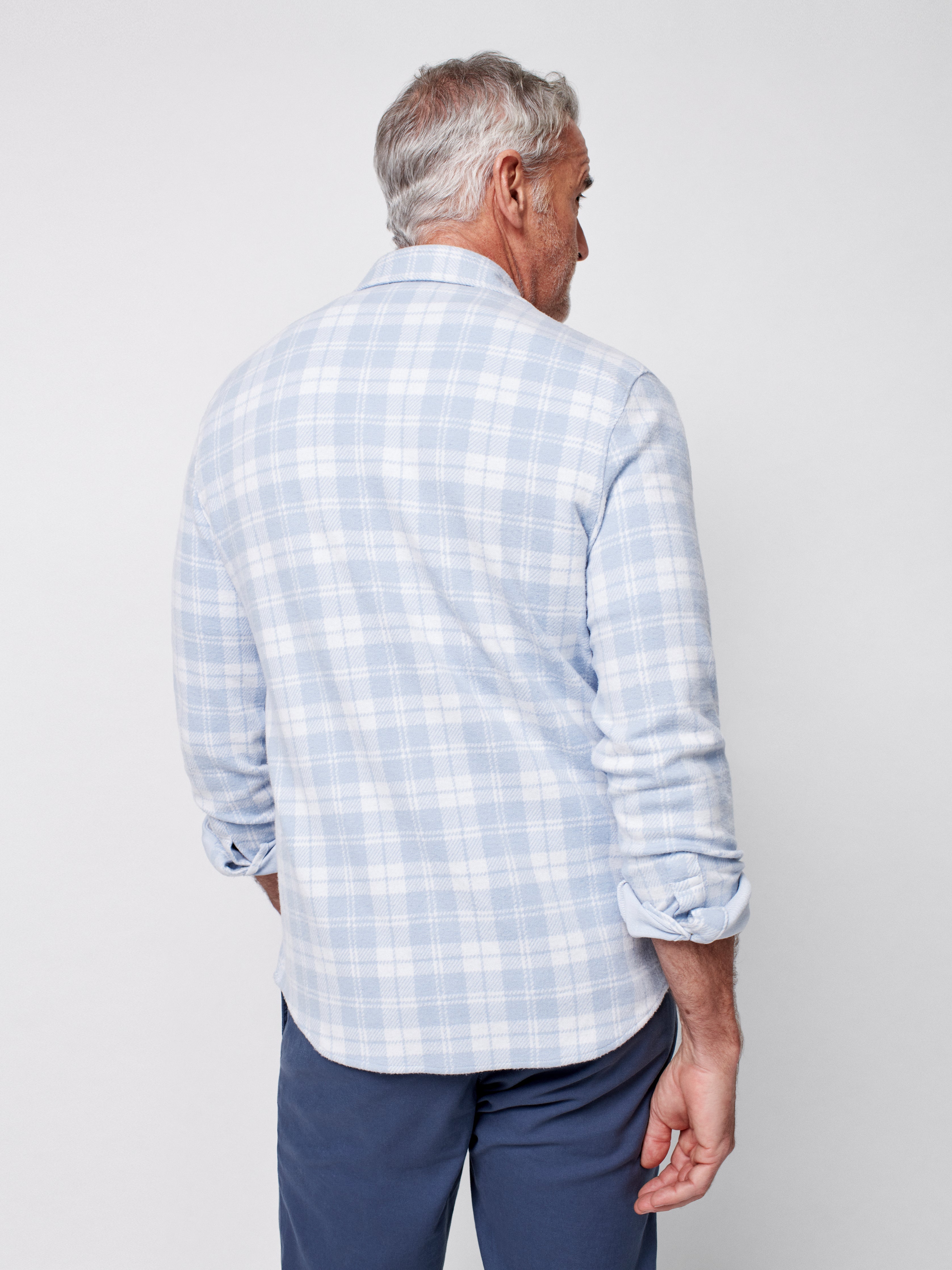 Legend™ Sweater Shirt - Steel Heather Plaid