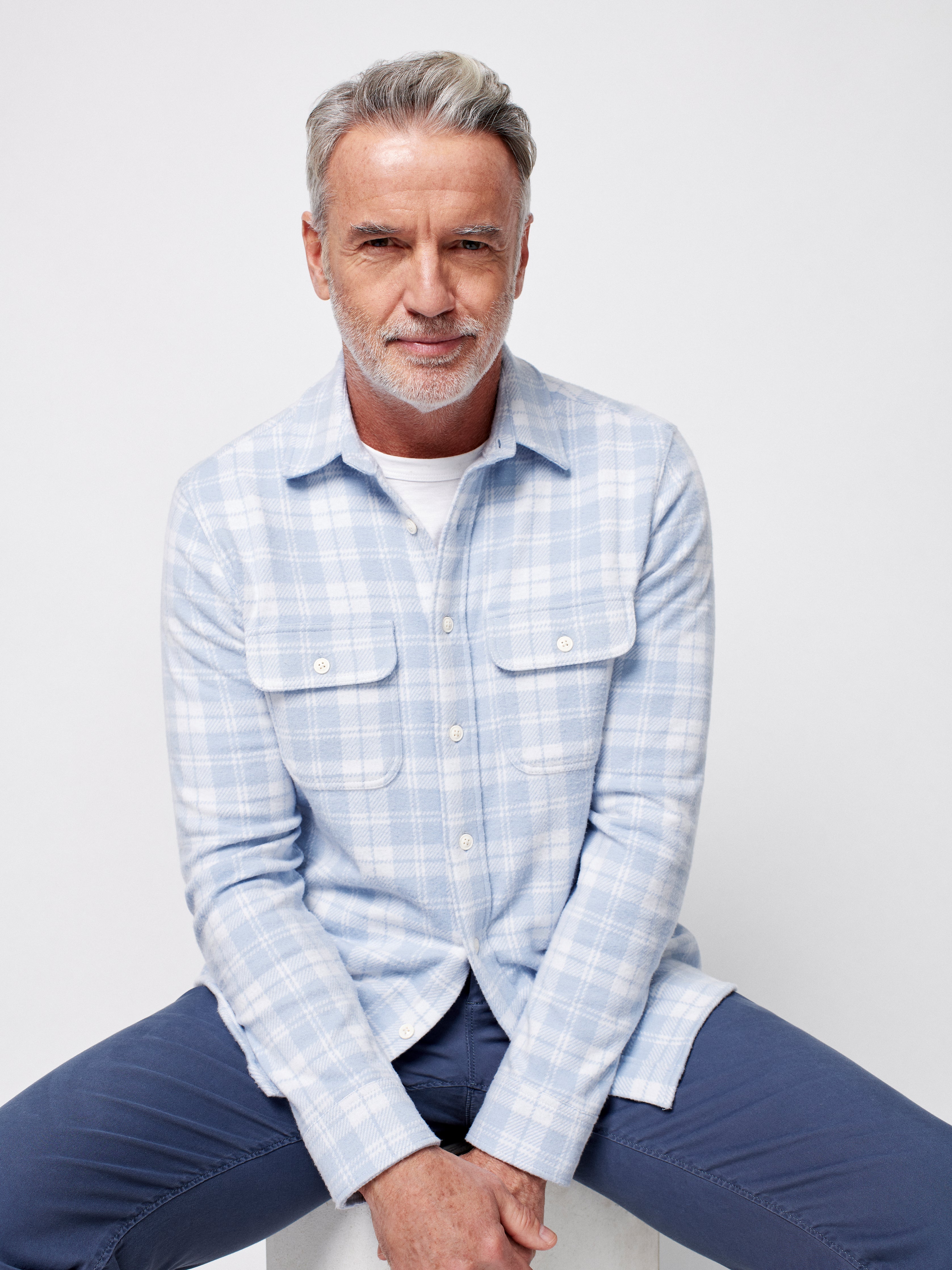 Legend™ Sweater Shirt - Steel Heather Plaid