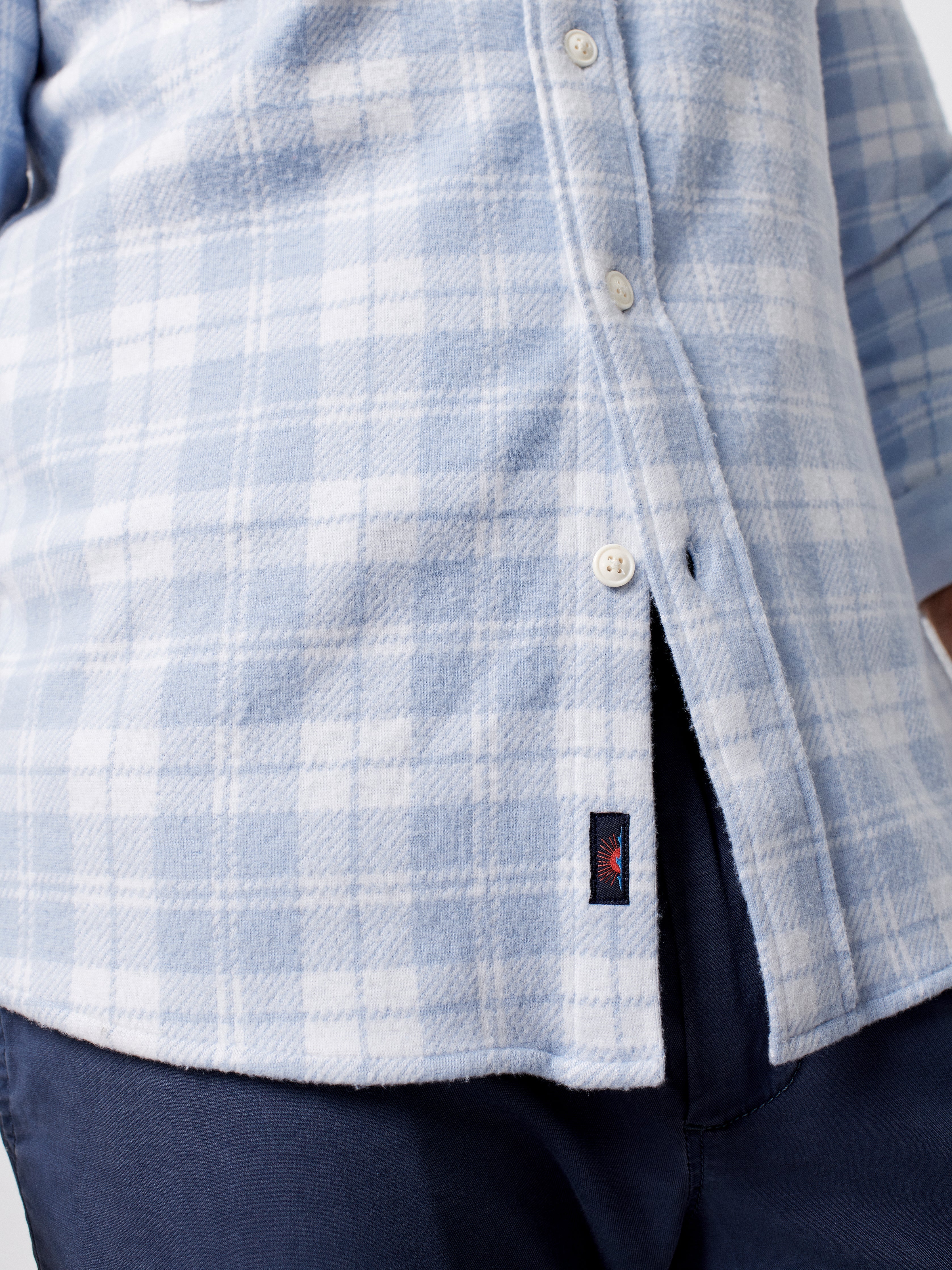 Legend™ Sweater Shirt - Steel Heather Plaid