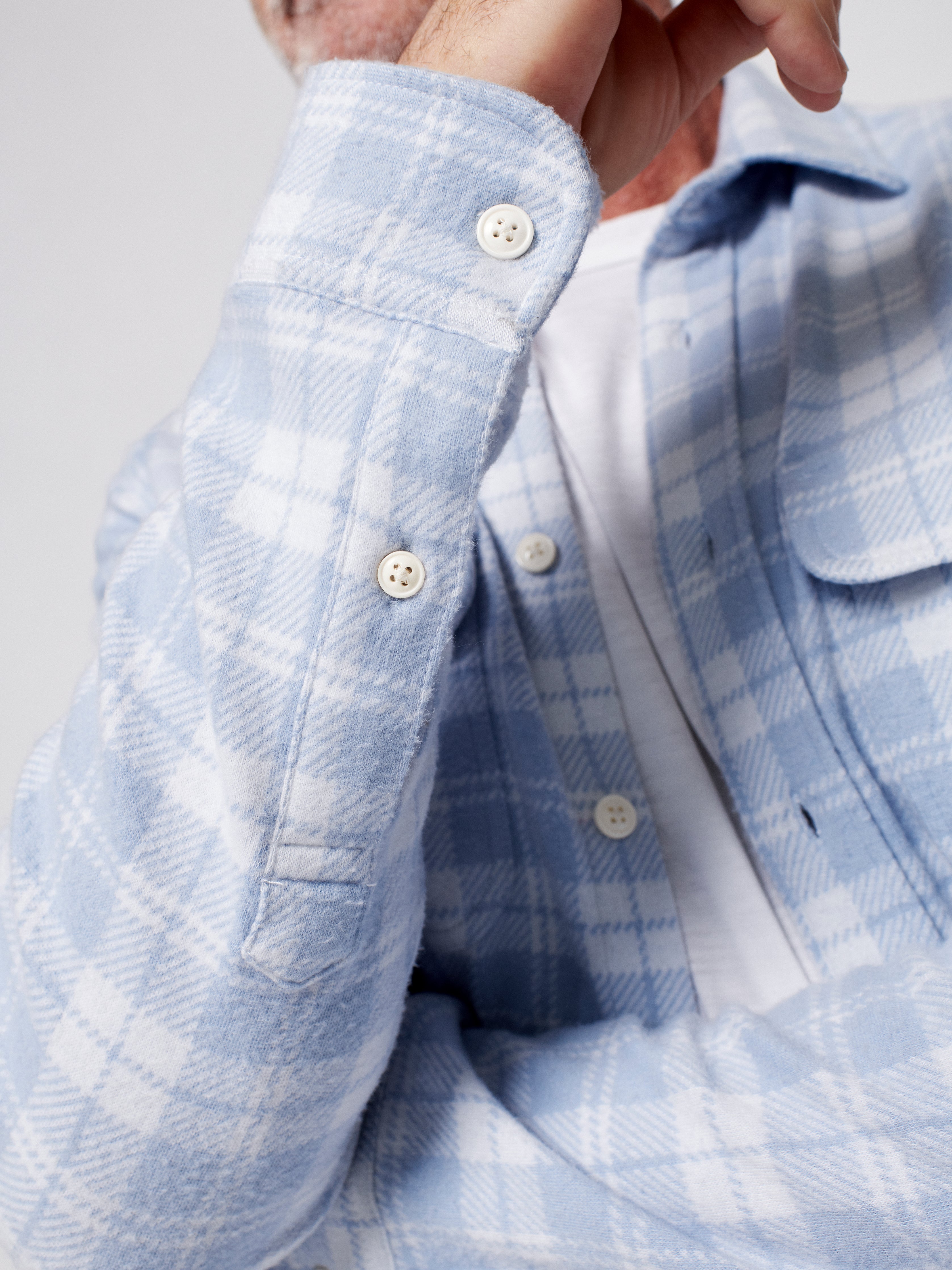 Legend™ Sweater Shirt - Steel Heather Plaid